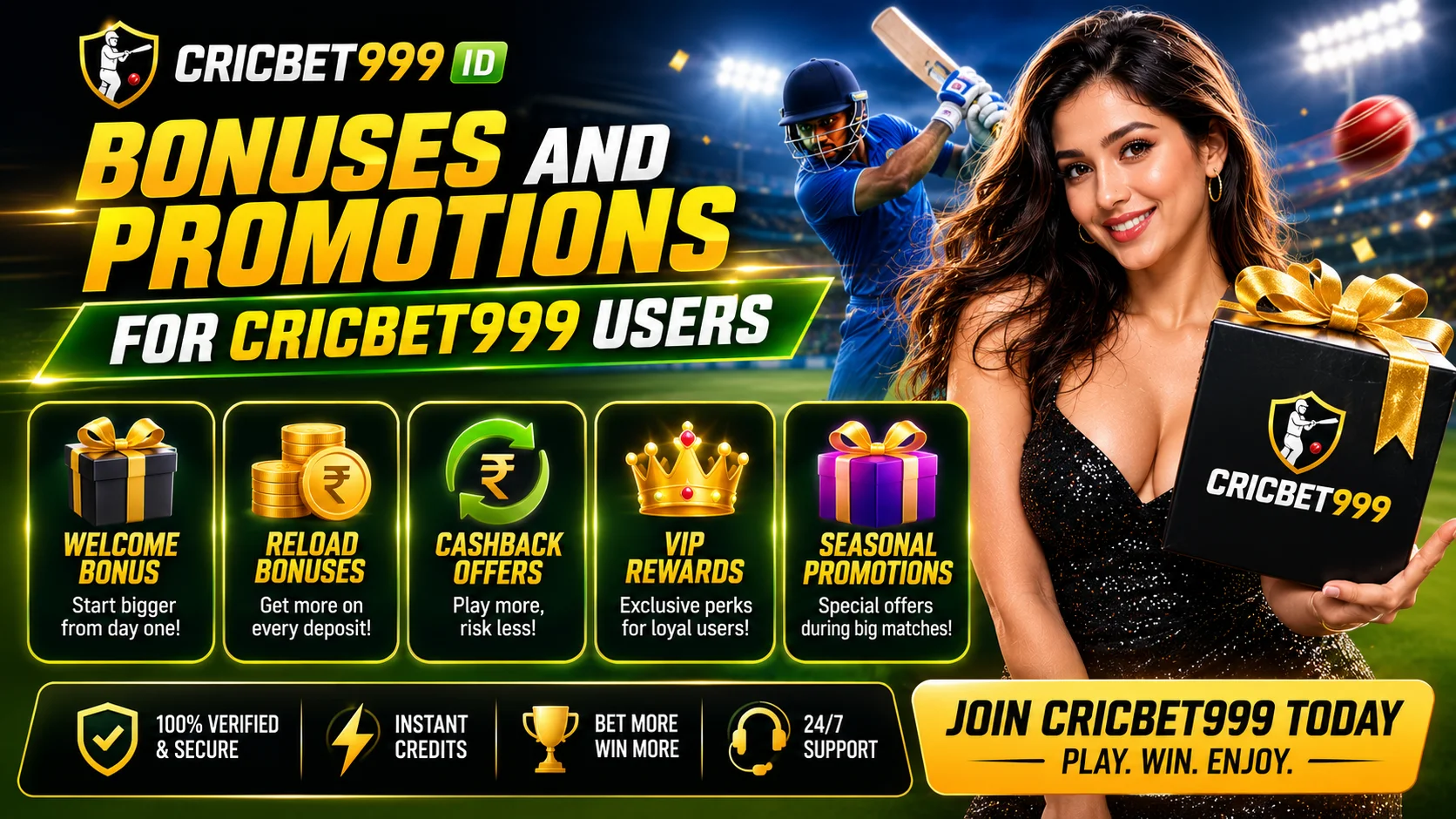 Bonuses and Promotions for Cricbet999 Users